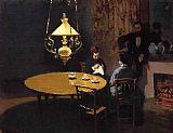 An Interior after Dinner by Claude Monet